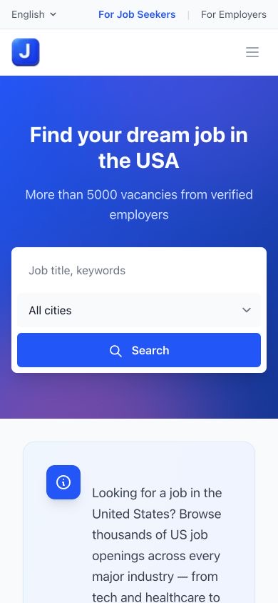 Jobvel mobile screenshot